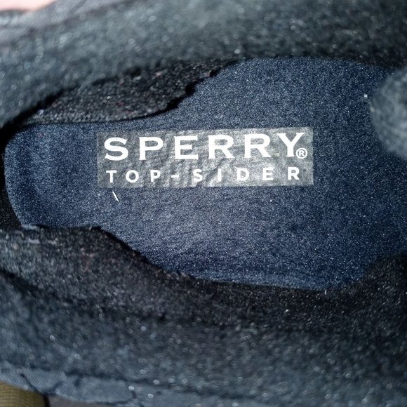 SPERRY Top Sider Black Rubber Duckling Women's STS97711 Shoes 7 Waterproof - Picture 8 of 9